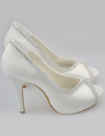 レディース靴，パンプス　結婚式　ピープトゥ　パーティー　美脚　新作　ハイヒール　スティレットヒール　10cm　