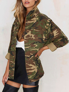 military print jacket women's