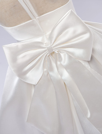 結婚式 子供ドレス フラワーガール 子供用フォーマルドレス ラウンドネック ウェディングパーティードレス チュール 格安フラワーガールドレス ノースリーブ ホワイト プリンセスライン 発表会 キッズ フォーマル ウェディング ひざ丈 ファスナー リボン