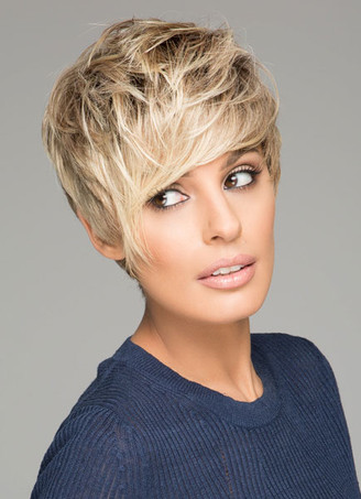 Trendy short hair top wigs