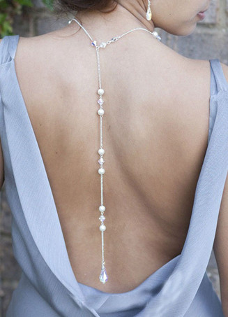 ネックレス　ウェディングパーティー　ウエディング　ホワイト　ビーチ　模造真珠　