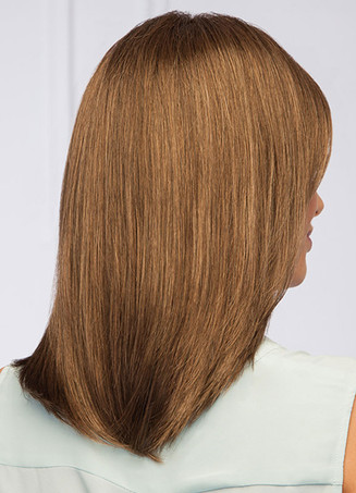 レディースウィッグ　ゴールド　カジュアル　大人用　耐熱ファイバー　女性用　