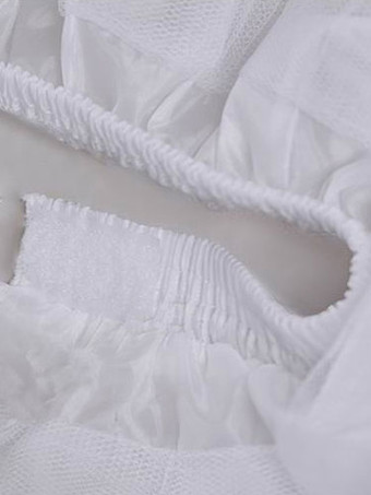 ロリィタペチコート オーガンザ スウィート ホワイト