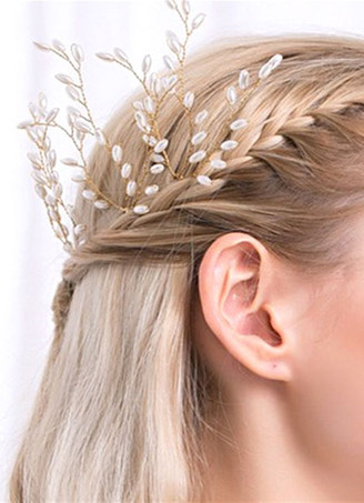 Coiffure de mariée accessoire de cheveux