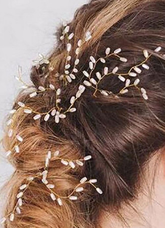 Coiffure de mariée accessoire de cheveux