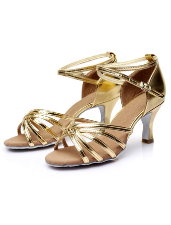 ボールルーム　ダンスシューズ　2025　ラテンダンスシューズ　サテン　クリスクロス　ボールルームシューズ