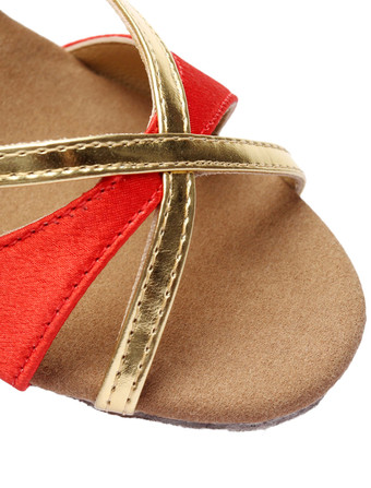 女性ダンスシューズ　ラテンダンスシューズ　美脚　疲れにくい　社交ダンスシューズ　滑り防止　ゴブレット　ピープトゥ　