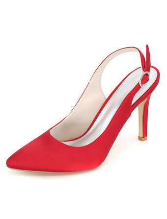 レッド サンダル　ローヒール　レディース靴　結婚式　パーティー　美脚　新作　スティレットヒール　10cm　