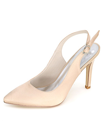 シャンパンカラーサンダル　ローヒール　レディース靴　結婚式　パーティー　美脚　新作　スティレットヒール　10cm　