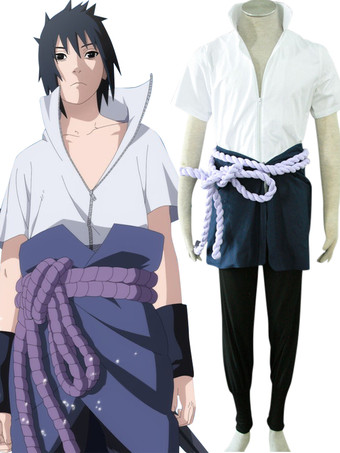 Halloween Costume Carnevale Sasuke Uchiha in Naruto cosplay costume con grembuile e cintura