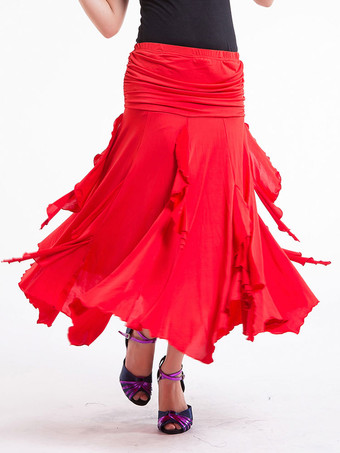 パープル パフォーマンスマキシスカート　社交ダンスドレス　2025　女性用　ロイヤルブルー　ボールルームダンス衣装