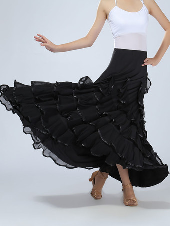 マキシスカート　社交ダンスドレス　2025　女性用　赤　レッド　パフォーマンス　ボールルームダンス衣装