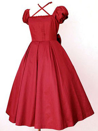 ブリックレッドダックネイビーロリータワンピースOP　2025　クラシック　ショートスリーブ　コットンロリータワンピースワンピース　アイドル衣装