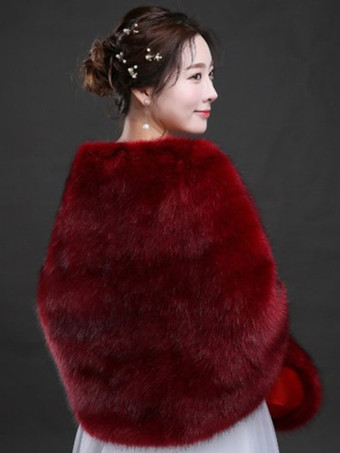 ファー コート ホワイト エコファーコート 無地 レディースアウター 五分袖 女性用 高貴&贅沢 ウェディングラップ レディースファッション