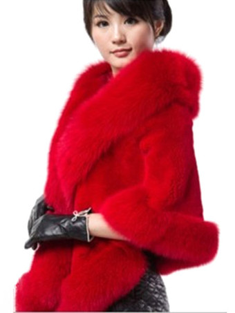 ファー コート ブラック エコファーコート 無地 レディースアウター 五分袖 女性用 シック＆モダン ウェディングラップ レディースファッション