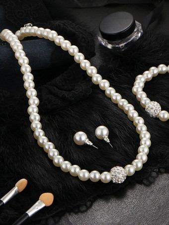 Ensemble de bijoux boucle d'oreille collier brecelet
