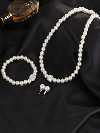 Ensemble de bijoux boucle d'oreille collier brecelet