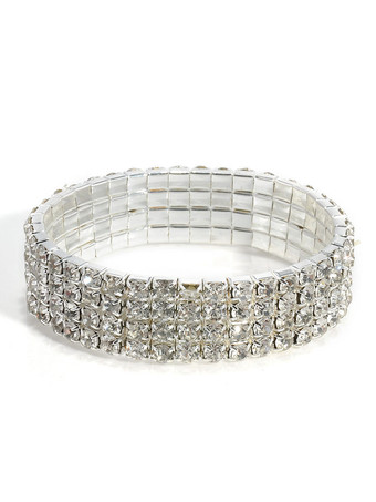 Bijoux ensemble de mariage Boucle d'oreille argent métallique design de gouttes bijoux de cérémonie