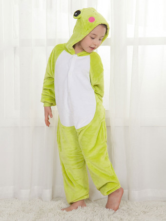 着ぐるみ 子供用 ネオングリーン カエル 着ぐるみ パジャマ フランネル マルディグラ プラスサイズコスチューム ジャンプスーツ 仮装 余興 コスプレ衣装 ハロウィン イベント 着たままトイレができる コスチューム コスチューム