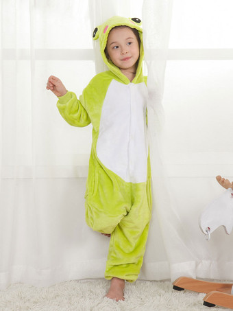 着ぐるみ 子供用 ネオングリーン カエル 着ぐるみ パジャマ フランネル マルディグラ プラスサイズコスチューム ジャンプスーツ 仮装 余興 コスプレ衣装 ハロウィン イベント 着たままトイレができる コスチューム コスチューム