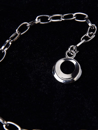 ベリーダンス衣装　シルバー　大人用　ウエストチェーン　女性用　カラーブロック　