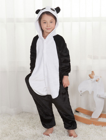 着ぐるみ 子供用 ブラック パンダ 着ぐるみ パジャマ フランネル マルディグラ プラスサイズコスチューム ジャンプスーツ 仮装 余興 コスプレ衣装 ハロウィン イベント 着たままトイレができる コスチューム コスチューム
