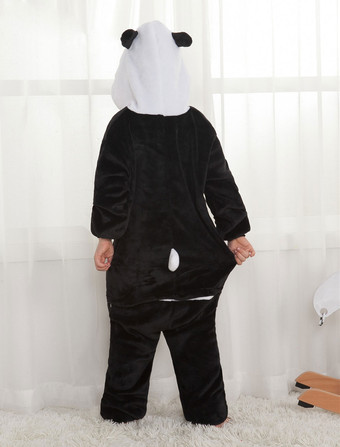 着ぐるみ 子供用 ブラック パンダ 着ぐるみ パジャマ フランネル マルディグラ プラスサイズコスチューム ジャンプスーツ 仮装 余興 コスプレ衣装 ハロウィン イベント 着たままトイレができる コスチューム コスチューム