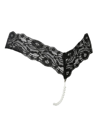 クロッチレス レディースショーツ　ナイロン　ストレッチ性　レース　パール　インドア　女性用　ブリーフ　