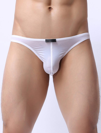 ホワイト 男性下着　無地　インドア　