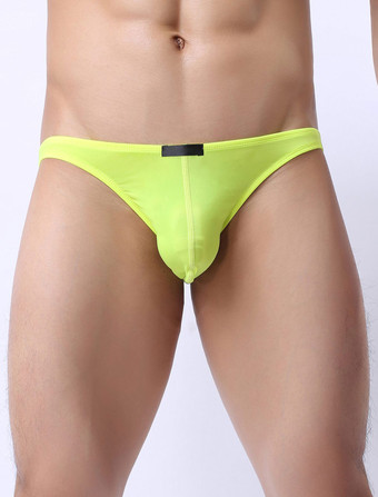 イエロー男性下着　無地　インドア　