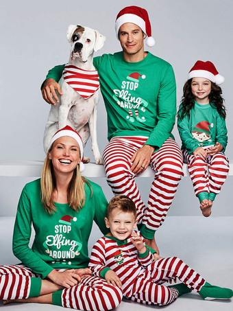 親子ペア クリスマス パジャマ グリーン 家族お揃い 綿混紡 大人用 着ぐるみ パジャマ プラスサイズ コスチューム パンツ トップス 寝巻き
