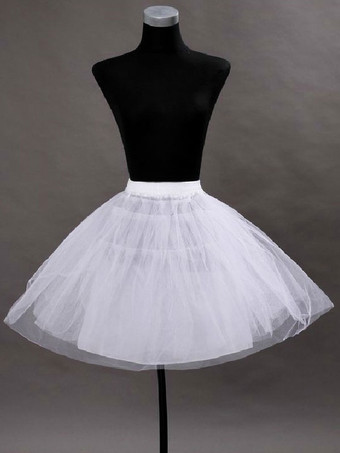 Jupon de mariée courte ivoire en tulle