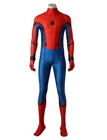 Spiderman Homecoming Movie Peter Parker Cosplay Costume Marvel Comics  Cosplay Costume In 4 Pieces 
