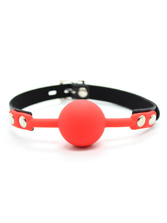 Ball Gag Rouge Silicone Sexy Bdsm Esclave Adulte Jeu Sex Toys Déguisements Halloween