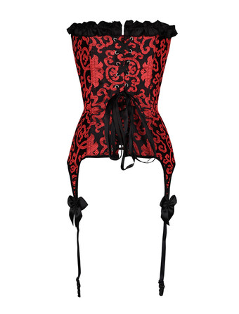 女性レッドコルセット　2025　ボウ　ローラズウエストトレーナー