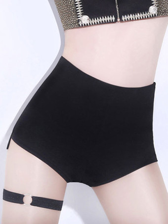 ジャズダンスコスチュームショーツブラック女性ハイウエストクラブウェア