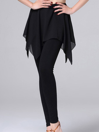 ラテンダンス衣装 社交ダンス ダンス 衣装 コスチューム ブラック コスチューム 女性用 ラテンダンサー モダール パフォーマンス 無地 スプリットスカート