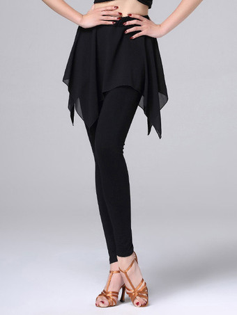 ラテンダンス衣装 社交ダンス ダンス 衣装 コスチューム ブラック コスチューム 女性用 ラテンダンサー モダール パフォーマンス 無地 スプリットスカート