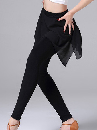 ラテンダンス衣装 社交ダンス ダンス 衣装 コスチューム ブラック コスチューム 女性用 ラテンダンサー モダール パフォーマンス 無地 スプリットスカート