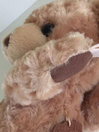 スウィートロリータリュックサックフェイクファーベアブラウンロリータバッグ