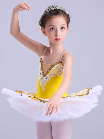 Carnevale Ballerina Dress Gilrs Latin Dance Costume Kids Training Tutu  Abiti da ballo Halloween