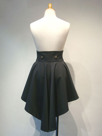 ゴスロリ 軍服 スカート ショート ゴシックロリータSK レース レイヤー 制服コスプレ レット フリル アイドル衣装 ロリータスカート ミリロリ ブラック