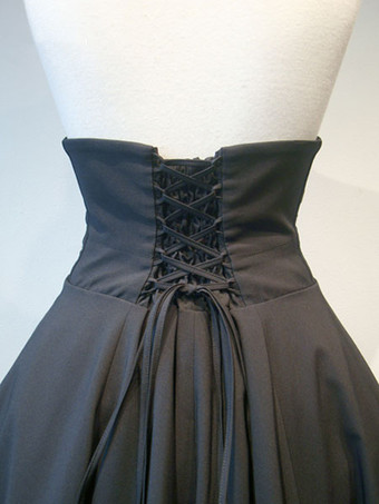 ゴスロリ 軍服 スカート ショート ゴシックロリータSK フリル ボタン 制服コスプレ プリーツ レースアップ アイドル衣装 ブラック ロリータスカート ミリロリ