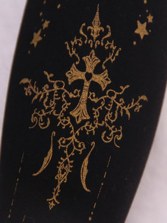 ロリータパンティーストッキングAngel Cross Gildingベルベットロリータストッキング ブルゴーニュ