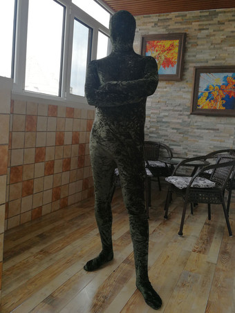 カモフラージ全身タイツ ハロウィン 全身タイツ　ベロアジャンプスーツ　ハロウィン　ニンジャ　舞台　演劇　仮装　変装　パーティー衣装　イベント　宴会　コスチューム