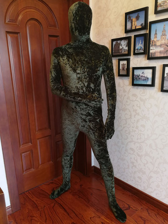 カモフラージ全身タイツ ハロウィン 全身タイツ　ベロアジャンプスーツ　ハロウィン　ニンジャ　舞台　演劇　仮装　変装　パーティー衣装　イベント　宴会　コスチューム