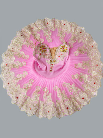 バレエ レオタード バレエ衣装 ピンク ライクラ・スパンデックス パフォーマンス バレリーナ 2カラーブロック ダンス衣装　コスチューム