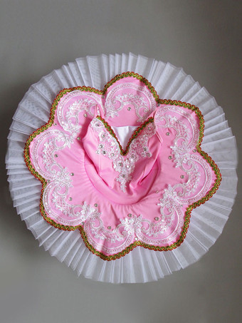 ピンク バレエ レオタード レッド バレエ衣装 バレリーナ 若い女性用 ライクラ・スパンデックス パフォーマンス カラーブロック ダンス衣装　コスチューム