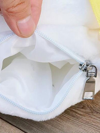 スウィートロリータバッグダックデザインカラーブロックコーデュロイロリータショルダーバッグ