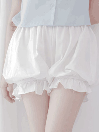 Braguitas de Lolita clásicas de algodón con pliegues de Lolita plisadas